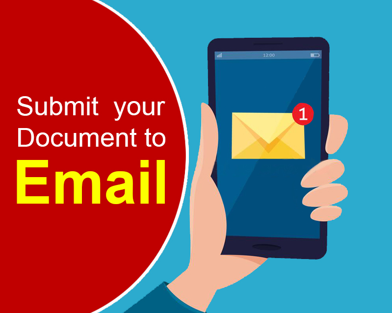 If you can not submit at our system then send your documents via email